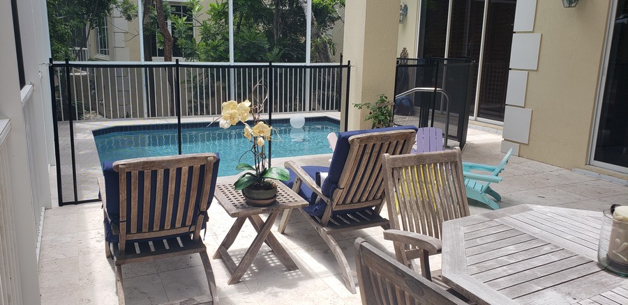 Pool Deck Lounging Area